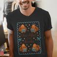 Thankful For Books Turkey Reading Book Lovers Fall Teacher Men's V-Neck T-Shirt Thankful For Books Turkey Reading Book Lovers Fall Teacher Men's V-Neck T-Shirt