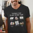 Things I Do In My Spare Time Read Books Buy Books Men's V-Neck T-Shirt Things I Do In My Spare Time Read Books Buy Books Men's V-Neck T-Shirt