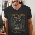 Tired Mom Book Club Running On Coffee Chaos And Chapters Men's V-Neck T-Shirt Tired Mom Book Club Running On Coffee Chaos And Chapters Men's V-Neck T-Shirt