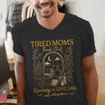 Tired Mom Club Bookish Things Booktrovert Book Lover Men's V-Neck T-Shirt Tired Mom Club Bookish Things Booktrovert Book Lover Men's V-Neck T-Shirt