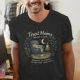 Tired Moms Book Club Coffee Chaos And Chapters Men's V-Neck T-Shirt Tired Moms Book Club Coffee Chaos And Chapters Men's V-Neck T-Shirt