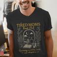 Tired Moms Book Club Running On Coffee Chaos And Chapters Men's V-Neck T-Shirt Tired Moms Book Club Running On Coffee Chaos And Chapters Men's V-Neck T-Shirt