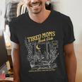 Tired Moms Club Bookish Book Lover Homebody Fall Book Club Men's V-Neck T-Shirt Tired Moms Club Bookish Book Lover Homebody Fall Book Club Men's V-Neck T-Shirt