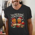 ’Tis The Season To Be Reading Book Lover Men's V-Neck T-Shirt ’Tis The Season To Be Reading Book Lover Men's V-Neck T-Shirt