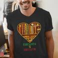 History Education Is Freedom Books Black History Heart Men's V-Neck T-Shirt History Education Is Freedom Books Black History Heart Men's V-Neck T-Shirt