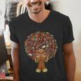 History Month Afro Book Lover Women Girls Librarian Men's V-Neck T-Shirt History Month Afro Book Lover Women Girls Librarian Men's V-Neck T-Shirt