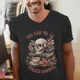 You Had Me At Trigger Warning Dark Romance Smutt Book Reader Men's V-Neck T-Shirt