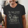 Vintage The Bone Carver Death God Tour Skeleton Spicy Books Men's V-Neck T-Shirt Vintage The Bone Carver Death God Tour Skeleton Spicy Books Men's V-Neck T-Shirt