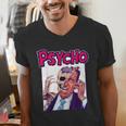 Vintage Movie Horror Poster Comic Book Graphic Film Night Men's V-Neck T-Shirt