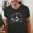 I Want Books Wine Coffee Men's V-Neck T-Shirt