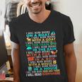 I Will Read Books On A Boat Kids Reading Read Books Men's V-Neck T-Shirt