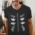 Wingspan Matters For Book Lover Men's V-Neck T-Shirt