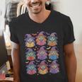 Witches Reading Books Halloween Cute Teens Kids Men's V-Neck T-Shirt