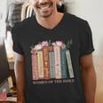 Women Of The Bible Christian Books Full Color Men's V-Neck T-Shirt