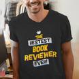 Women's Best Book Reviewer Critic Job Occupation Men's V-Neck T-Shirt Women's Best Book Reviewer Critic Job Occupation Men's V-Neck T-Shirt
