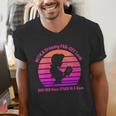 Women's With A Dreamy Far-Off Look And Her Nose Stuck In A Book Men's V-Neck T-Shirt Women's With A Dreamy Far-Off Look And Her Nose Stuck In A Book Men's V-Neck T-Shirt