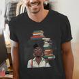 Women's Education Is Freedom Teacher Books Black History Month Men's V-Neck T-Shirt