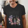 Wonderland Garden & Vintage Textbook Men's V-Neck T-Shirt Wonderland Garden & Vintage Textbook Men's V-Neck T-Shirt