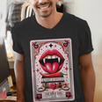 Yes Sir The Good-Girl The Good-Girl Tarot Card Smut Book Men's V-Neck T-Shirt Yes Sir The Good-Girl The Good-Girl Tarot Card Smut Book Men's V-Neck T-Shirt