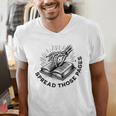 2 SIDES I Look Better Bent Over A Book Saying Quote Men's V-Neck T-Shirt