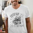 27th Birthday Women Book Lovers Chapter 27 Its My Birthday Men's V-Neck T-Shirt 27th Birthday Women Book Lovers Chapter 27 Its My Birthday Men's V-Neck T-Shirt