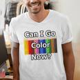 Adult Coloring Book Can I Go Color Now Women Men Adults Premium Tri-Blend Men's V-Neck T-Shirt Adult Coloring Book Can I Go Color Now Women Men Adults Premium Tri-Blend Men's V-Neck T-Shirt