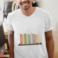 Applied Behavior Analysis Book Wildflower ABA RBT Therapist Men's V-Neck T-Shirt Applied Behavior Analysis Book Wildflower ABA RBT Therapist Men's V-Neck T-Shirt