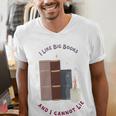 I Like Big Books Bookworm Tee Men's V-Neck T-Shirt