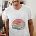 I Like Big Books Cannot Lie Librarian Reading Teacher Men's V-Neck T-Shirt I Like Big Books Cannot Lie Librarian Reading Teacher Men's V-Neck T-Shirt