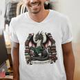 Book Dragon Yes I Really Do Need All These Books Men's V-Neck T-Shirt Book Dragon Yes I Really Do Need All These Books Men's V-Neck T-Shirt