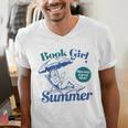 Book Girl Summer Bookish Beach Men's V-Neck T-Shirt Book Girl Summer Bookish Beach Men's V-Neck T-Shirt