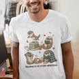 Book Lover Bookish Bookworm Reading Is My Otter-Obsession Men's V-Neck T-Shirt Book Lover Bookish Bookworm Reading Is My Otter-Obsession Men's V-Neck T-Shirt