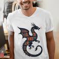 Book Lover Bookworm Reading Books Dragon Men's V-Neck T-Shirt Book Lover Bookworm Reading Books Dragon Men's V-Neck T-Shirt