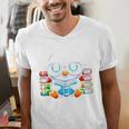 Book Lover Reading Penguin Men's V-Neck T-Shirt