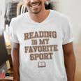 Book Lovers Reading For Teachers Students Librarians Men's V-Neck T-Shirt