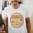 Booked & Unbothered Book Lover Tee Men's V-Neck T-Shirt Booked & Unbothered Book Lover Tee Men's V-Neck T-Shirt