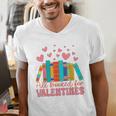 All Booked For Valentines Book Lover Valentine's Day Men's V-Neck T-Shirt All Booked For Valentines Book Lover Valentine's Day Men's V-Neck T-Shirt