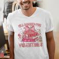 All Booked For Valentines Book Lovers Teacher Kid Valentines Men's V-Neck T-Shirt