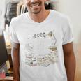 Bookmarks Are For Quitters Book Lovers Reading Men's V-Neck T-Shirt