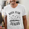 Books Club Squad Reading Book Lover Book Minimalist Team Tee Men's V-Neck T-Shirt Books Club Squad Reading Book Lover Book Minimalist Team Tee Men's V-Neck T-Shirt