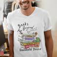 Books Original Handheld Device Reader Literacy Book Lover Men's V-Neck T-Shirt Books Original Handheld Device Reader Literacy Book Lover Men's V-Neck T-Shirt