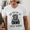 Buy Me Books And Tell Me To STFUATTDLAGG Outfits Spicy Smutty Book Reader You Had Me At Trigger Warning Men's V-Neck T-Shirt