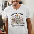 Chapter 11 A Literary Milestone 11th Birthday Book Lovers Men's V-Neck T-Shirt