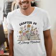 Chapter 24 A Literary Milestone 24th Birthday Book Lovers Men's V-Neck T-Shirt