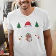 Christmas Tee Most Likely To Read A Book On Christmas Men's V-Neck T-Shirt Christmas Tee Most Likely To Read A Book On Christmas Men's V-Neck T-Shirt
