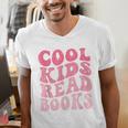 Cool Kids Read Books Library Book Reader Book Nerd Men's V-Neck T-Shirt Cool Kids Read Books Library Book Reader Book Nerd Men's V-Neck T-Shirt
