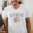 Coquette Bow Book Lover Bookish Coquette Aesthetic Reading Men's V-Neck T-Shirt Coquette Bow Book Lover Bookish Coquette Aesthetic Reading Men's V-Neck T-Shirt