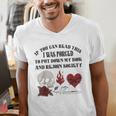 Dark Romance Bookish Merch Put My Book Down Spicy Book Women Men's V-Neck T-Shirt