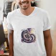 Dragon Fantasy Book Lover And Apparel Probably Reading About Dragons Men's V-Neck T-Shirt Dragon Fantasy Book Lover And Apparel Probably Reading About Dragons Men's V-Neck T-Shirt