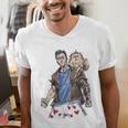 Dungeon Crawler Carl Sketchbook Princess Donut And Carl Book Men's V-Neck T-Shirt
